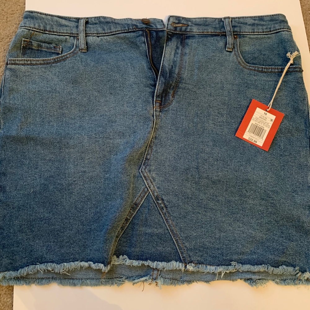 Never worn denim skirt